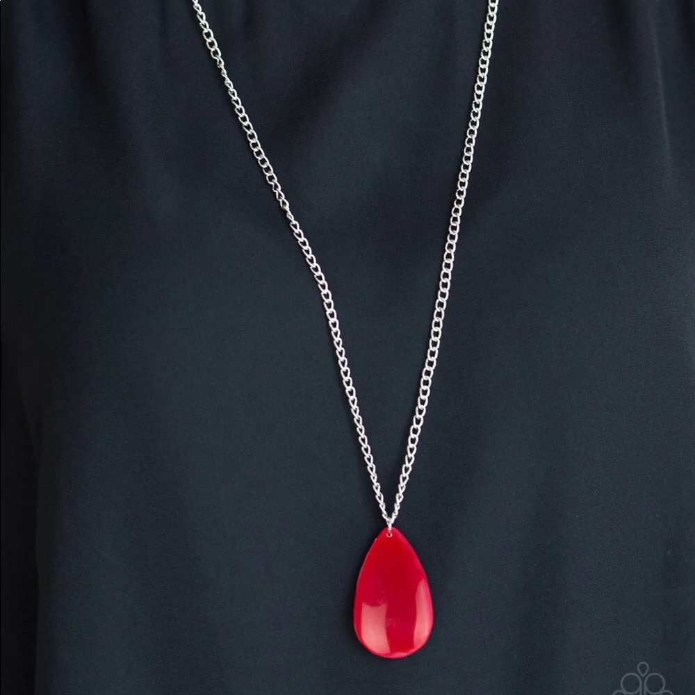 Paparazzi So Pop-YOU-lar - Red Necklace